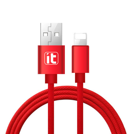 XIT 中国红iPhone6数据线6s苹果安卓Type-c5s