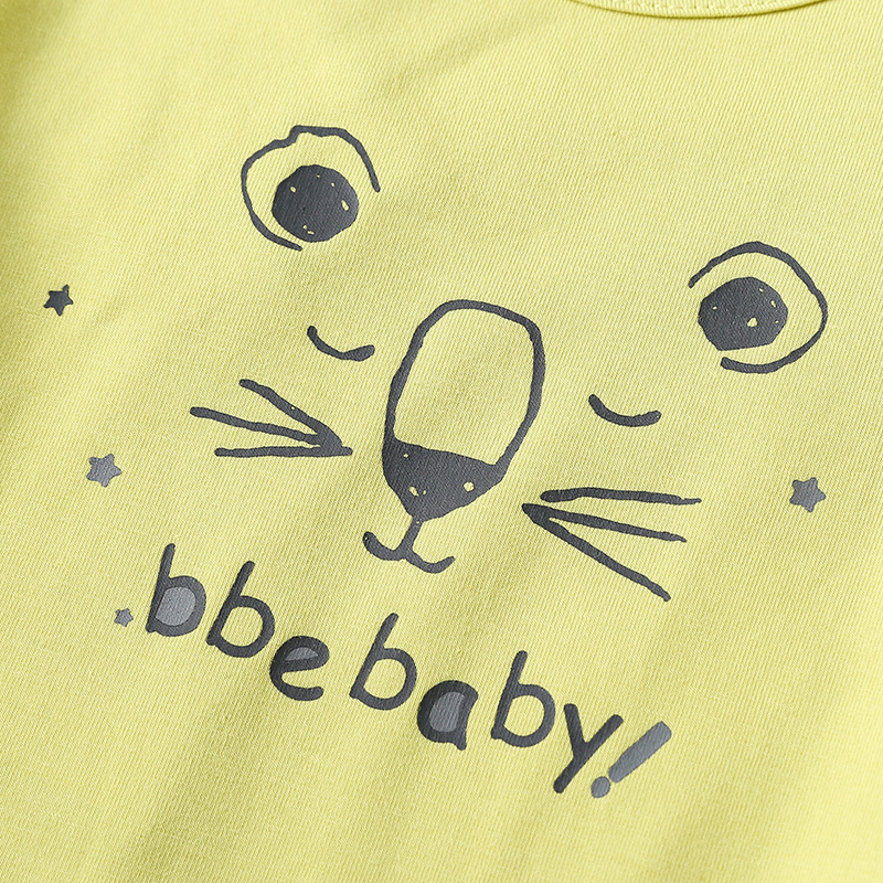 cậu bé bông t-shirt bbebaby bé trẻ em dài tay áo ấm áo đáy mùa xuân mới 2019.