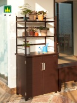 Balcony locker waterproof sunscreen storage cabinet aluminum alloy storage cabinet outdoor door home shoe cabinet