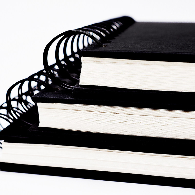 Poetry color original card 180g coil sketch book art students special 8k painting book A4 students thickened blank hand-painted