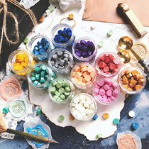 Retro wax grain paint seal wax seal mixed color octagonal Norse wind niche limited color 50 single bottle