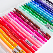 Korean stationery monami monami 3000 color hook line pen water-based gel pen Hand account fiber pen 36 colors