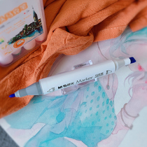 Double-headed marker 12-color set can be washed with two-ended quick-drying art students special student graffiti childrens animation