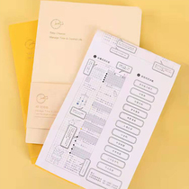 Find the card 2022 Time Axis A5 Hand ledger This student thickened with the portable Soft Transcript of the Benoins Wind