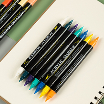 Fine Art Double Head Color Mark Pen Suit Propylene Pen 24 Color 36 Color Cartoon Painted Graffiti Children Watercolor Pen