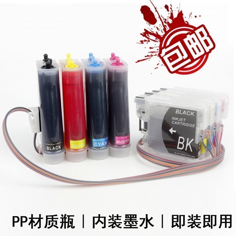 Applicable Brother Brother LC38 LC61 LC65 LC67 LC67 cartridge print machine continuous ink system system 