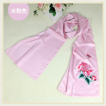 Wenzhou Ou embroidered scarf silk scarf practical spring and autumn versatile shawl long style pure hand embroidered silk ladies gifts