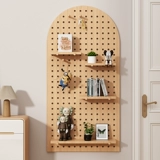 Подвесная доска из натурального дерева, деревянная книжная полка, система хранения, делается под заказ