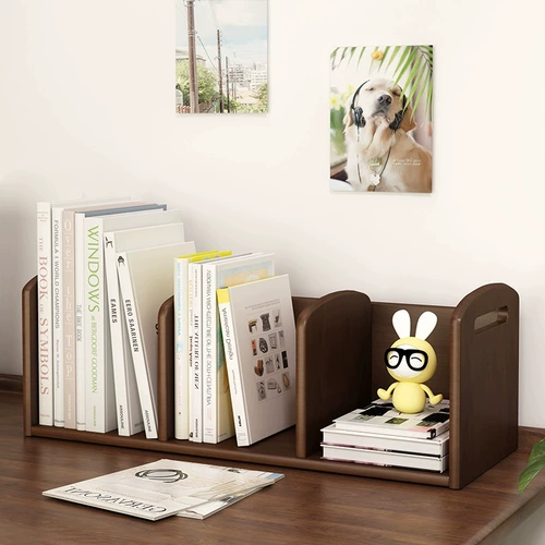 Маленькая книжная полка из цельного дерева, офисный стол, кабинет, простая подставка для книг, настольная стойка для хранения, эркер, стол, стеллаж для хранения книг