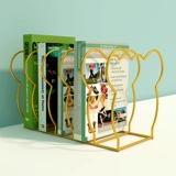 Кованая книжная полка, офисная настольная полка, стол, полка для хранения файлов, милый стол для хранения файлов