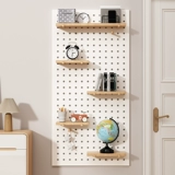 Подвесная доска из натурального дерева, деревянная книжная полка, система хранения, делается под заказ