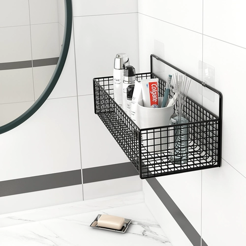 Полка ванной комнаты без удара туалетной туалетной туалетной туалетной ванной комнаты туалет туалет, ванна, ванна, настенная стена висеть на стене