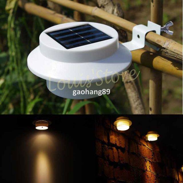New Bright Yard Lamp Solar Panel Garden Light 3 LED Lights