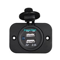 New 12V Dual USB Car Motorcycle Cigarette Lighter Socket