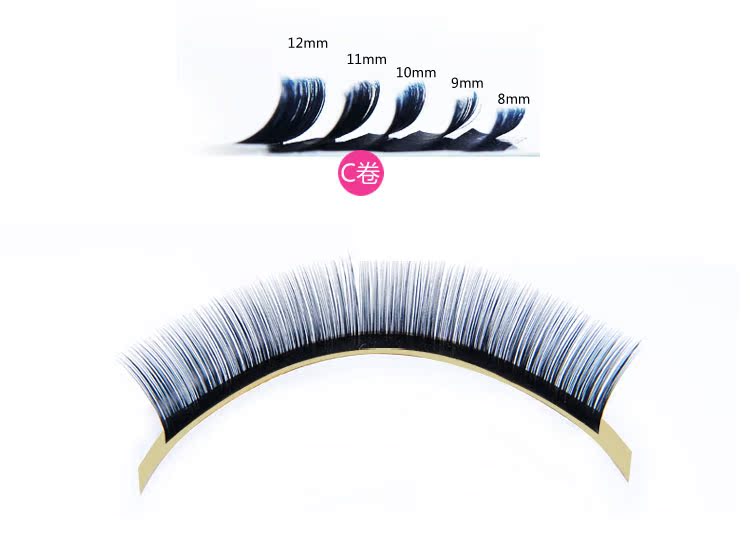 Lông mi ghép nước bờm tóc tự nhiên dày gió thổi không khí tóc phẳng Siêu mềm đơn gốc trồng ghép lông mi giả - Lông mi giả keo dán mi vacosi