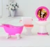 Barbie Dressing Phụ kiện bồn tắm Bồn rửa mặt Flip Cover Nhà vệ sinh Phòng tắm Toàn bộ búp bê cho bé Búp bê / Phụ kiện