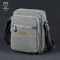 Fitall dall mens bag obliquely satchel bag single shoulder bag for men Oxford buns bag ultralight casual little satchel