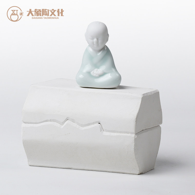 Small monk plaster injection molds figure ceramic pottery pottery Grinding Tools Customize Mud Model Elephant Pottery Culture-Taobao