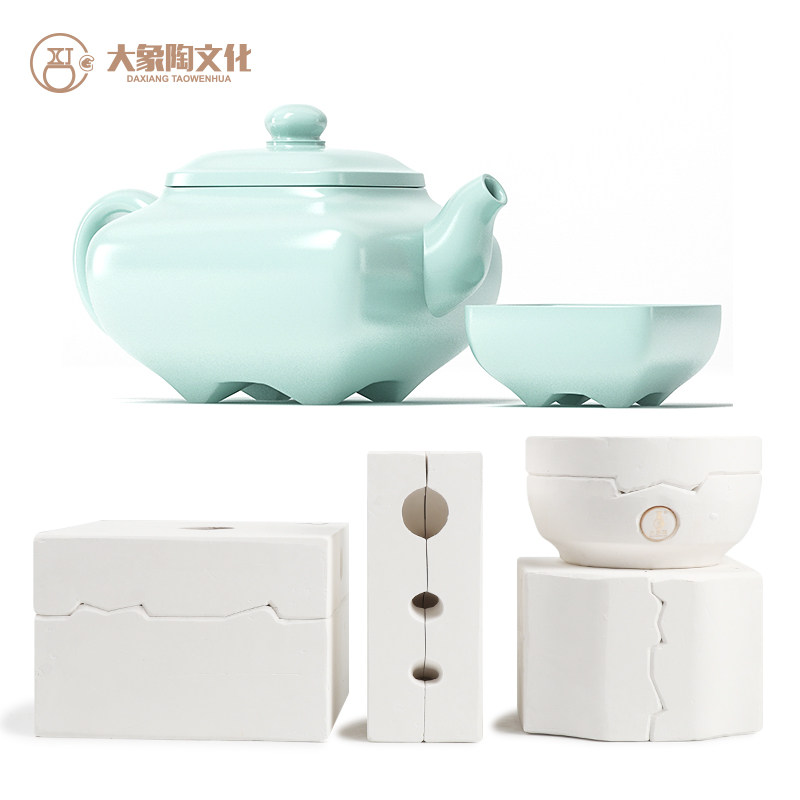 Passing pot 350ML ceramic ceramic gypsum grouting mold mud grout grouting with teapot teacup grouting mold