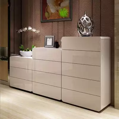 Bucket bedroom simple modern drawer type storage cabinet three four five chest cabinet combination storage cabinet finishing cabinet cupboard cupboard