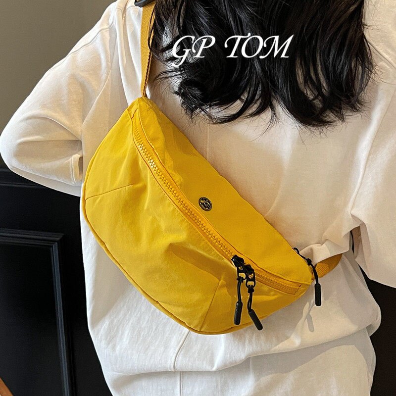 Japanese GP TOM chest bag for women spring and summer single shoulder crossbody bag dumpling bag ultra-light men's and women's sports and leisure cycling small bag