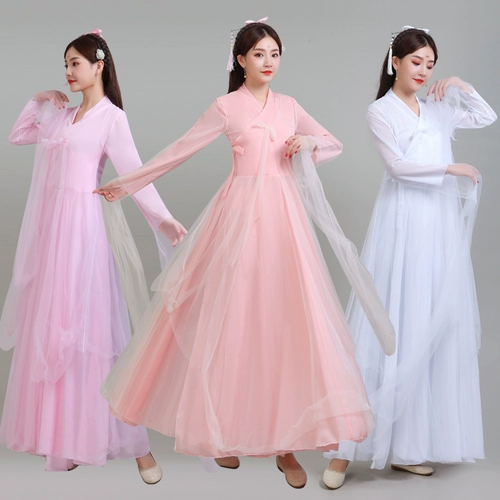 Классический свежий костюм, ханьфу, китайский стиль