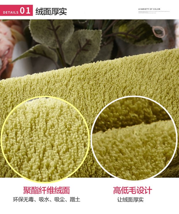 Thảm phòng tắm cửa chống trượt hộ gia đình có thể được gia công thảm phòng tắm thấm phòng tắm pad nhà vệ sinh mat cửa mat - Thảm sàn thảm xốp ghép