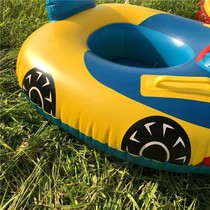 Cross-border new product large thickened car horn boat steering wheel childrens swimming seat swimming ring swimming seat