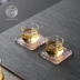 Ai Luolin Kung Fu Bộ trà Phong cách Nhật Bản Coaster Hộ gia đình Cup Cup Cách nhiệt Pad Sáng tạo Cup Chủ Cup Cup Mat - Trà sứ bộ ấm pha trà Trà sứ