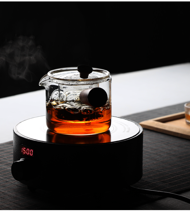 爱洛琳 耐高温玻璃煮茶壶 送2个锤纹杯 图2