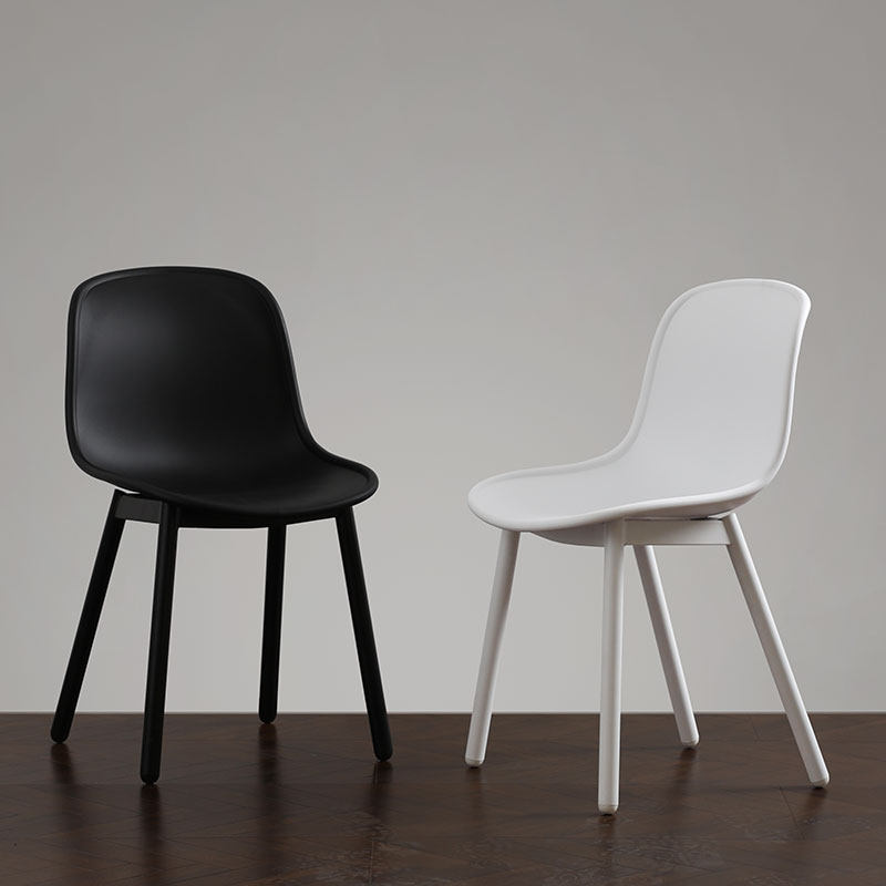 Nordic Dining Chair Leisure Chair Meeting Chair Conference Chair Modern Simple Creative Computer Office Chair Negotiation Plastic Chair