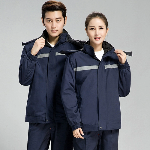 Зимняя рабочая одежда хлопковая куртка мужчины сгущенной защита от труда холодно-защищенная одежда Авто ремонт