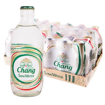 Multi-province Thailand imported elephant brand soda water elephant soda soda bubble water 325ml*24 bottles whole box