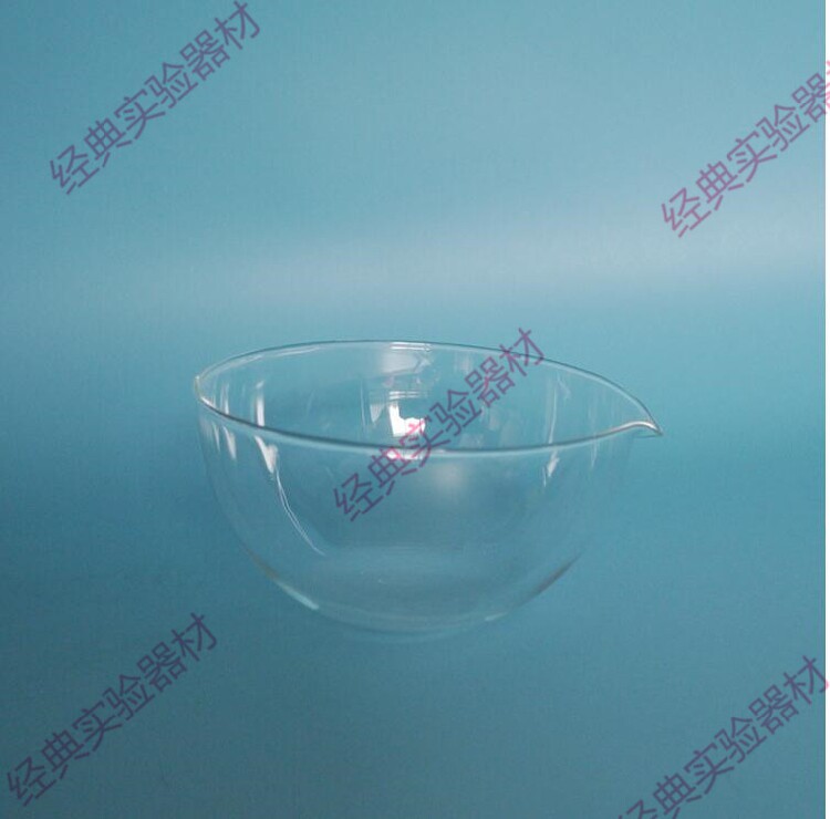 玻璃仪器蒸发皿平底蒸发皿60mm/90mm/120mm 具嘴蒸发皿