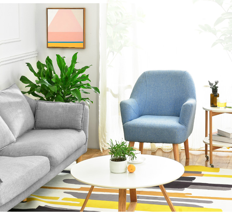 Lười biếng sáng tạo nhỏ gọn căn hộ nhỏ phòng ngủ vải sofa sofa ghế Bắc Âu nhỏ ban công single sofa nhỏ - Ghế sô pha mẫu ghế sofa gỗ đẹp