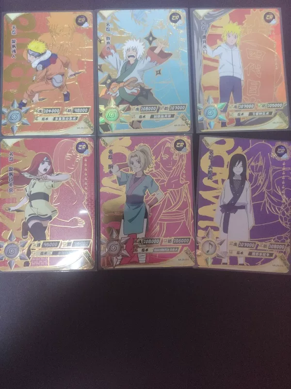 Карточка Naruto Five Bullet Two ZR Card Single Selling Lee Locke Akai Naruto Water Gate Sinai