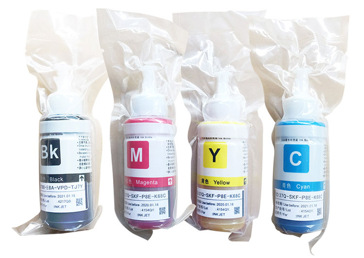 Đối với mực Epson Epson L201L211L220L353L353L303L363L558L485L605 - Mực mực in màu canon