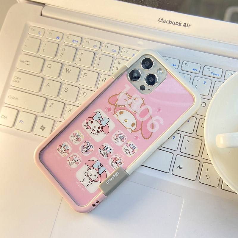 Suitable for iphone12promax cute mobile phone protective case pro apple 11 tempered film max rear film X XS color film