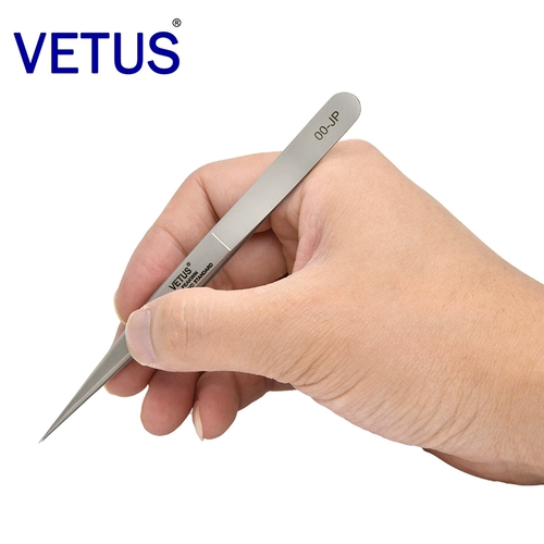 VETUS Высококачественная серия JP Super Precision Fine Pweezers, Специальная антимагнитная и кислотопроницаемая электроника из нержавеющей стали.