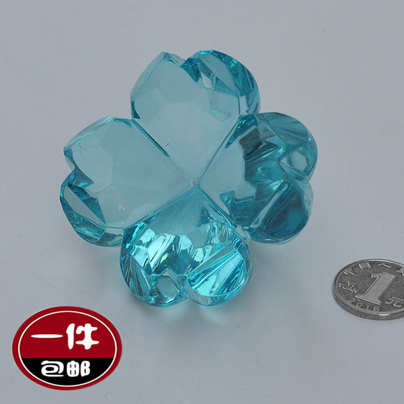 68mm super-large children imitated crystal acrylic Lucky Four Lejewel jewel children YChristmas New Year gift prizes