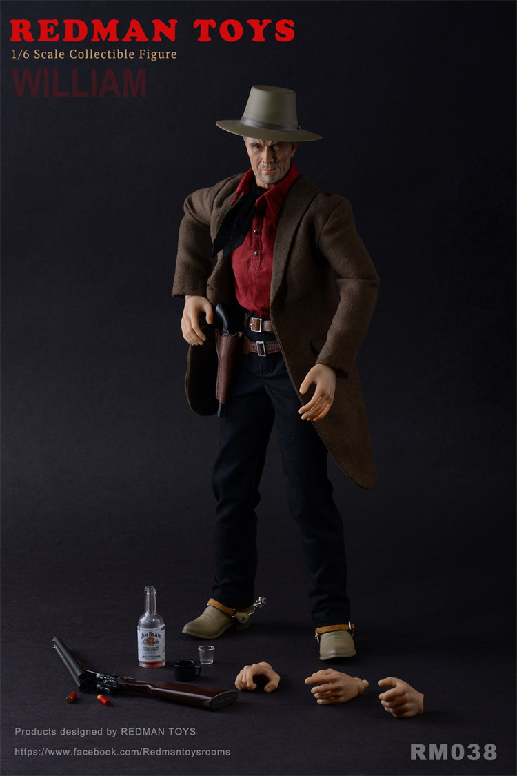 REDMAN Toys《Unforgiven》Cowboy William 1/6 Scale Action Figure