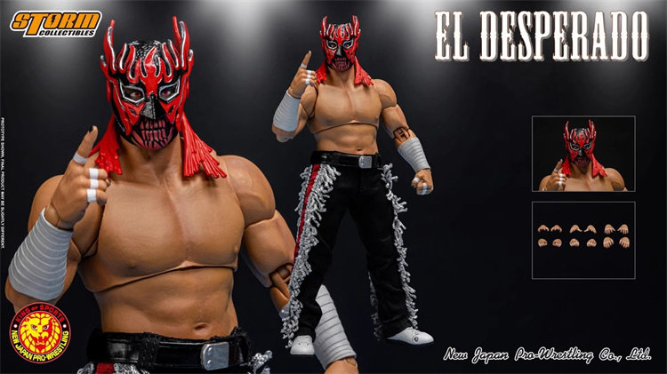EL DESPERADO フィギュア Red Mask) El Desperado - New Japan NJPW Ringside Exclusive Toy