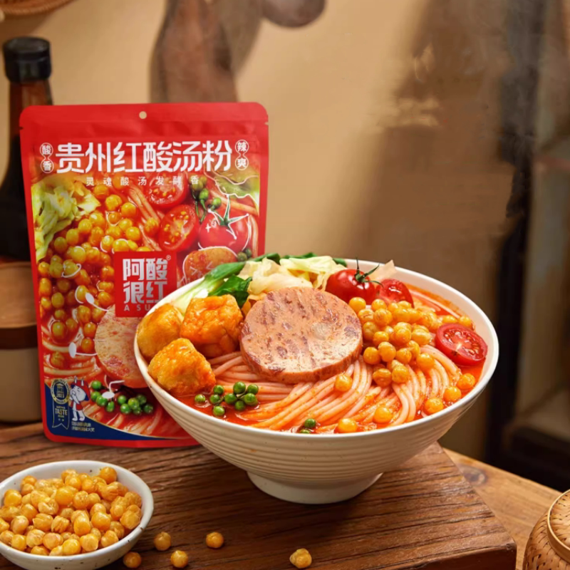 【螺霸王】红酸汤粉酸辣米线232g*3袋