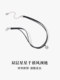 Double-layer leather rope neck strap star necklace women's high-end luxury niche temperament choker collar neck accessories