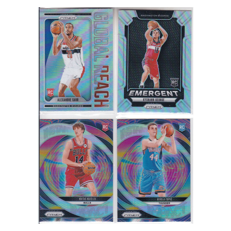 Star Card Casalke Sean George Buzelis Topich Rookie Refraction Panini 24-25Prizm Star Card Casalke Sean George Buzelis Topich Rookie Refraction Panini 24-25Prizm