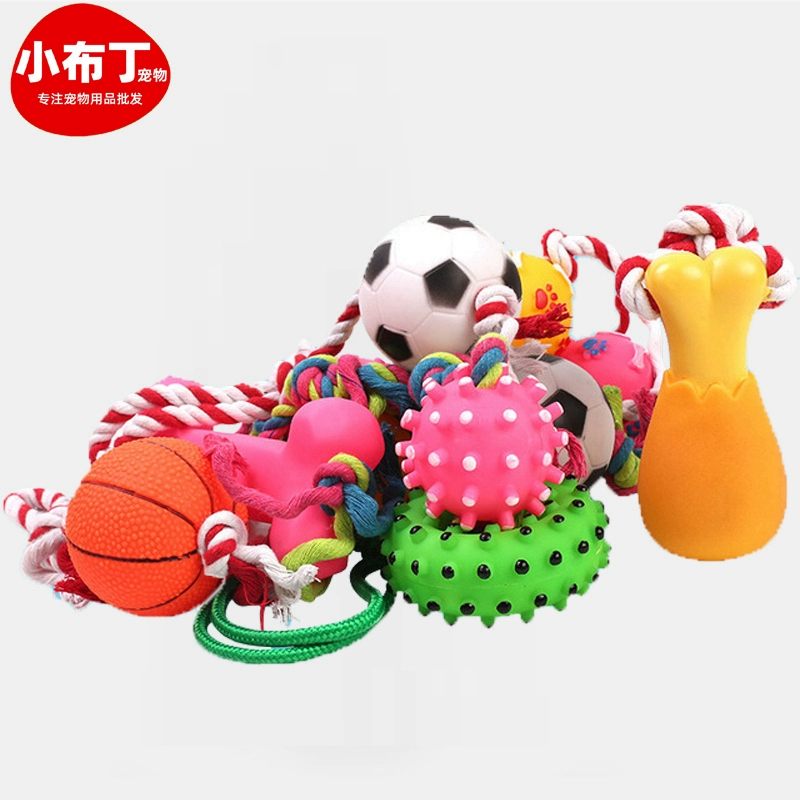 Dog Puzzle Molar Teeth Teeth Âm thanh Đồ chơi Vinyl Luồn Bóng Đá Chân Gà Xương Đồ chơi Vật nuôi Đồ chơi Vật nuôi Bán buôn - Mèo / Chó Đồ chơi