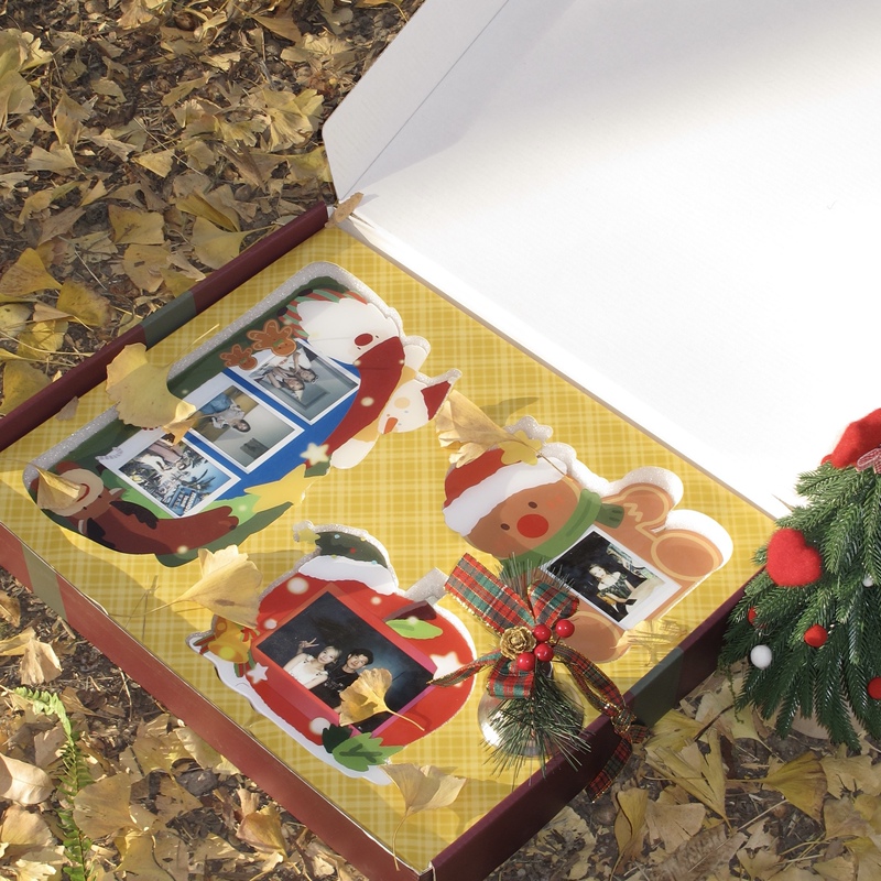 Christmas Commemorative Polaroid Photo Frame Exchange Gift Christmas Gift Box Swing Style Gift Giving