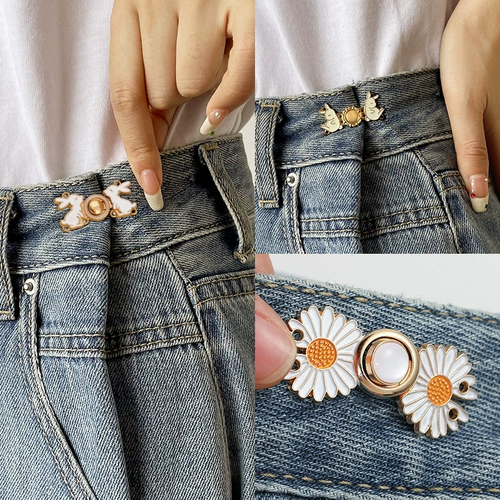 Затяжка пряжки на талии без маркетинга с пряжками для жилищных брюк кнопка регулировки