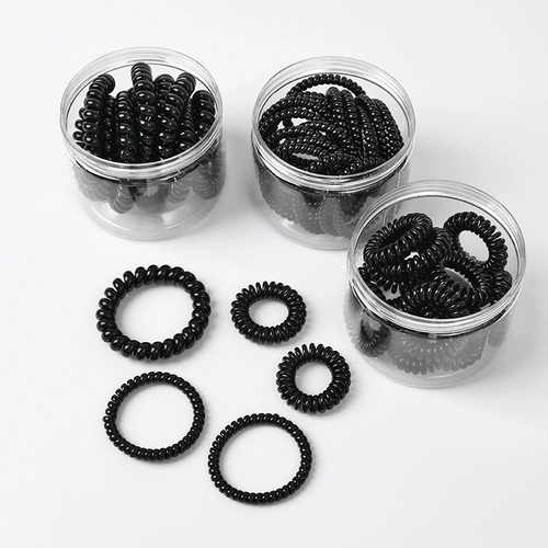 Маленький телефон, черная резинка, аксессуар для волос, в корейском стиле, Южная Корея, простой и элегантный дизайн