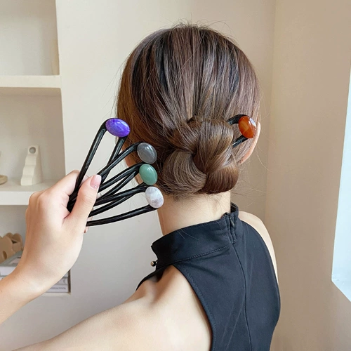 Современная китайская шпилька, заколка для волос, простой и элегантный дизайн